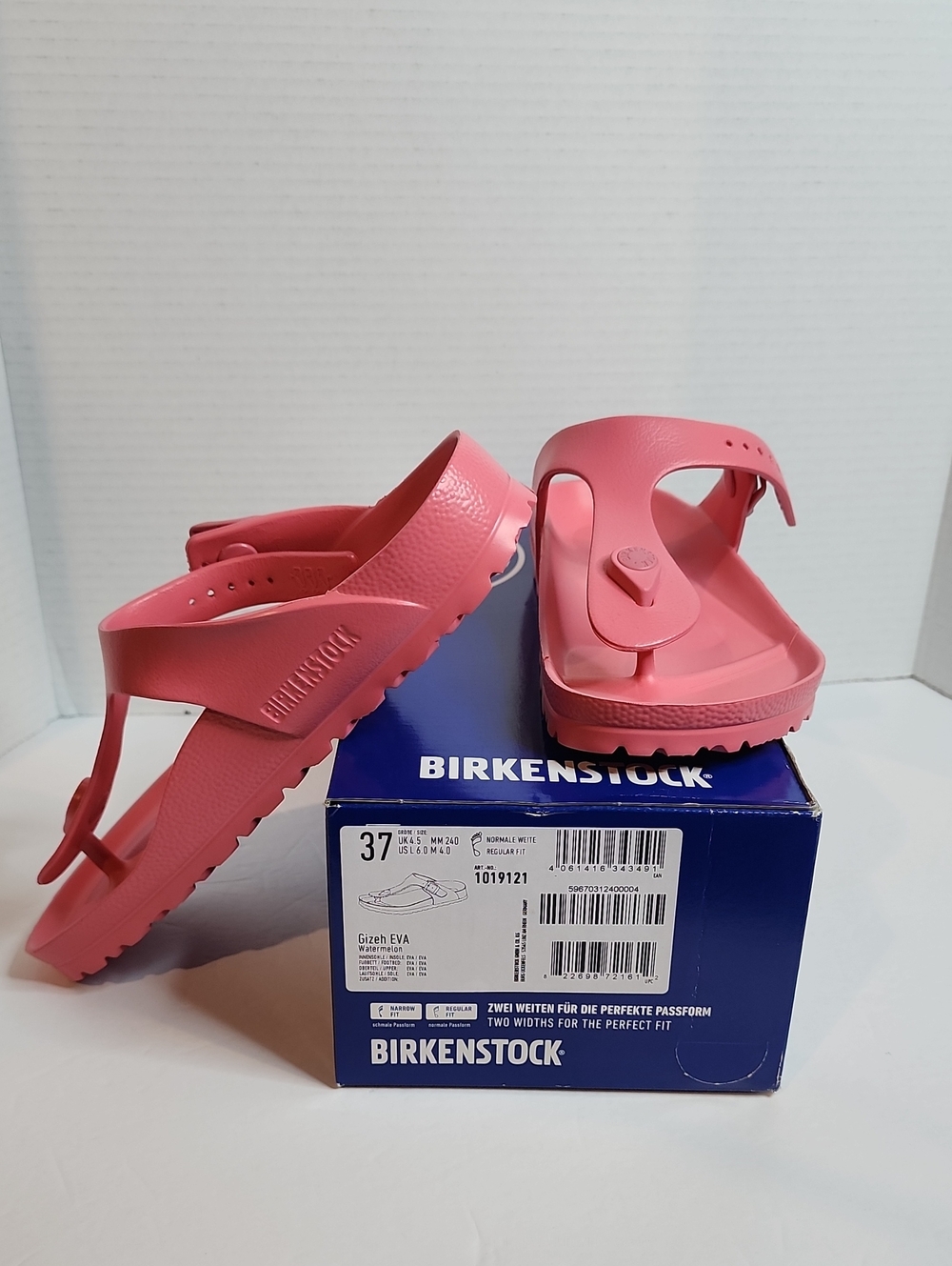 Birkenstock Gizeh Eva Thong Sandals NWT Size 37